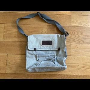 Vintage Abercrombie & Fitch Canvas and leather bag